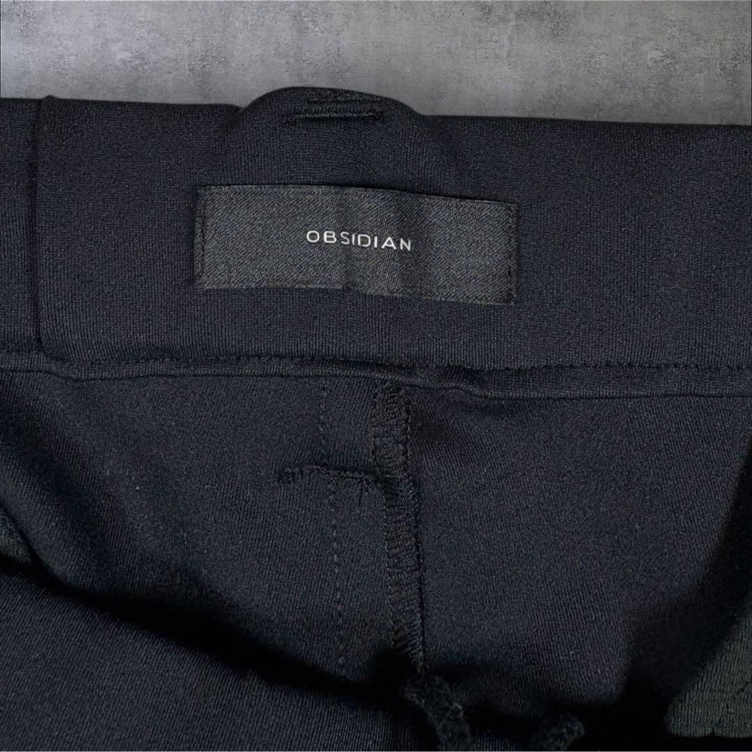 OBSIDIANオブシディアン ダブル ニット リラックスフィット パンツ XL