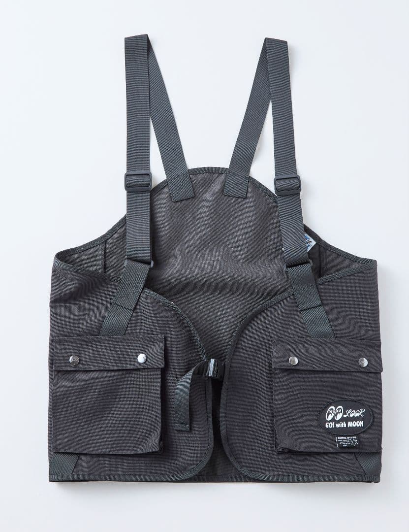(MOONEYES X DOGTOWN X BLUCO) ベスト(BLK)F MOONEYES X DOGTOWN X BLUCO UTILITY VEST (BLK) / BLUCO - PEDESTRIAN