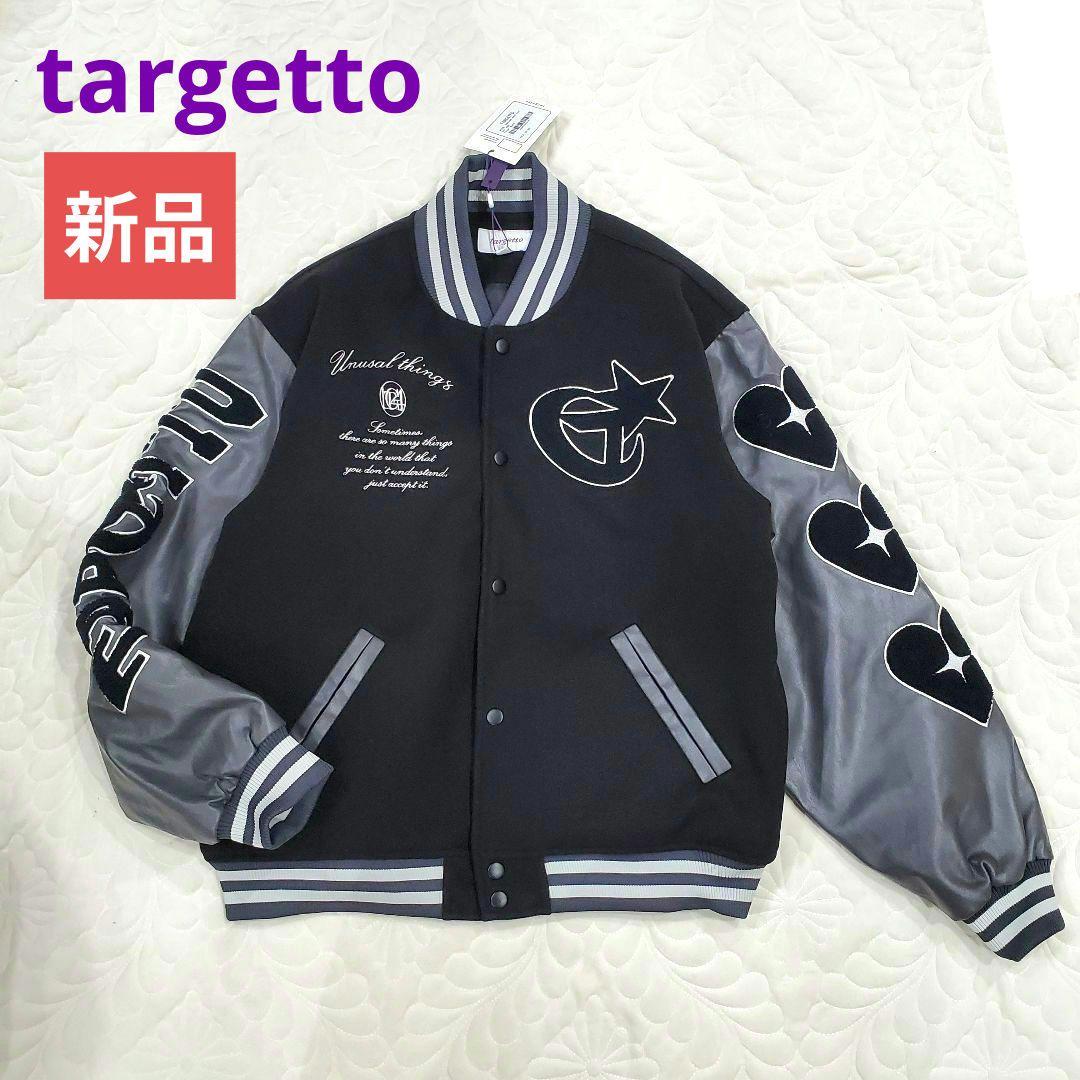 新品✨️targettoターゲットトリプルハートヴァーシティジャケット ブルゾン TARGETTO/ターゲット』TRIPLE HEART VARSITY JACKET/トリプルハート