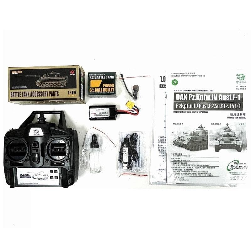 技術基準適合証明済 ヘンロン 1/16 ドイツ IV号 F型 4号戦車 - メルカリ