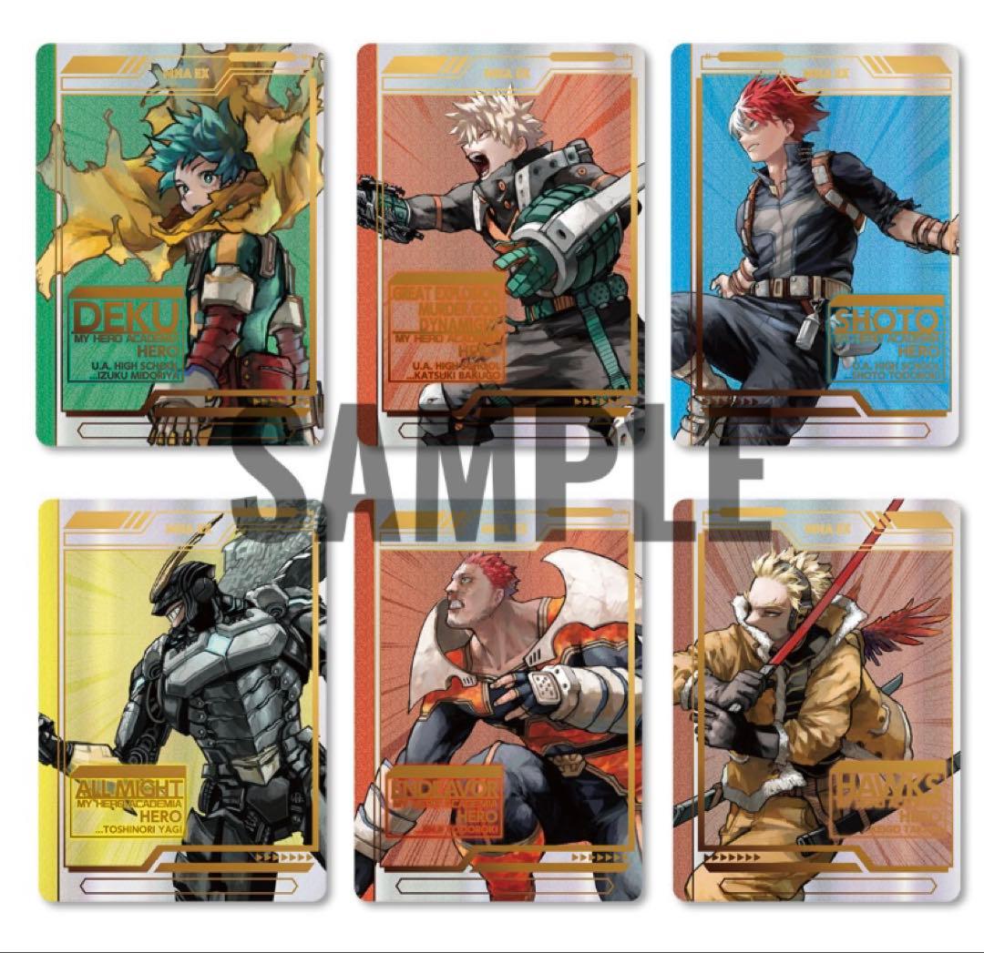 ヒロアカ 原画展 コレクションカードセット グッズ付きチケット特典