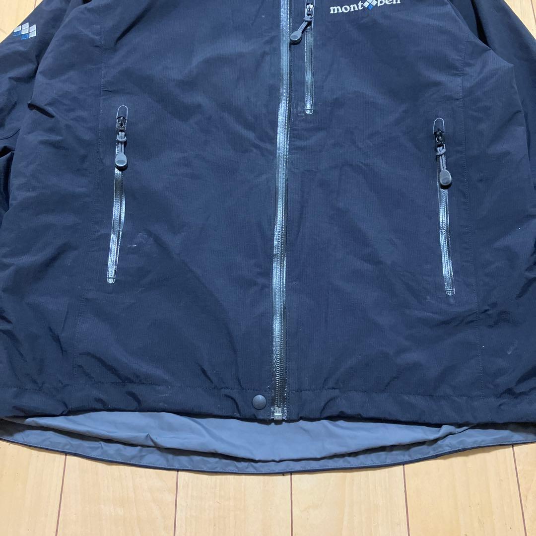 mont-bell モンベル シャルモパーカ 中綿 マウンテンパーカー 黒 S
