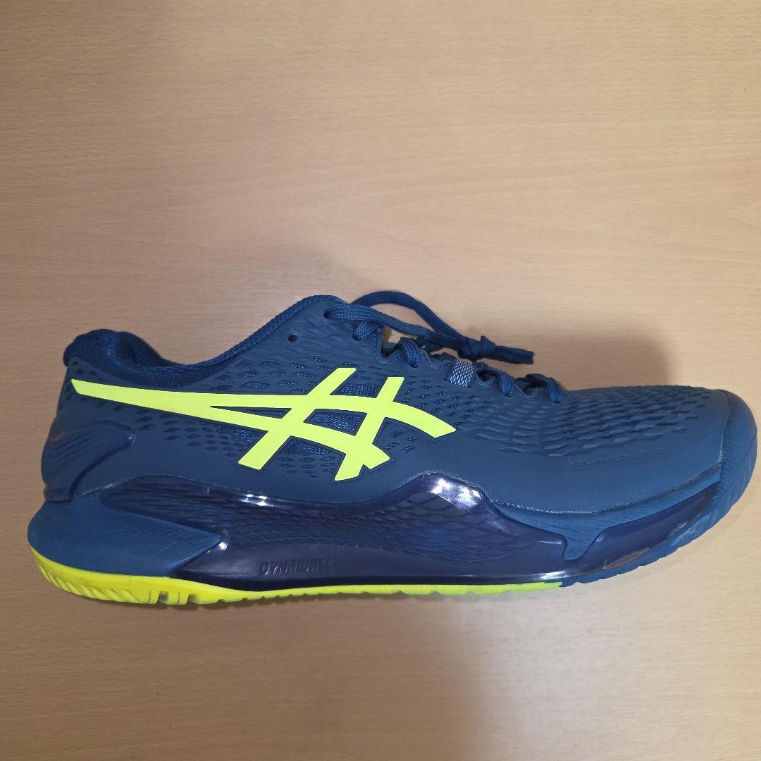 26.5cm WIDE ゲルレゾリューション9 AC 中古 テニスシューズ