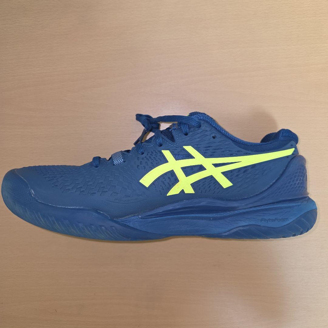 26.5cm WIDE ゲルレゾリューション9 AC 中古 テニスシューズ