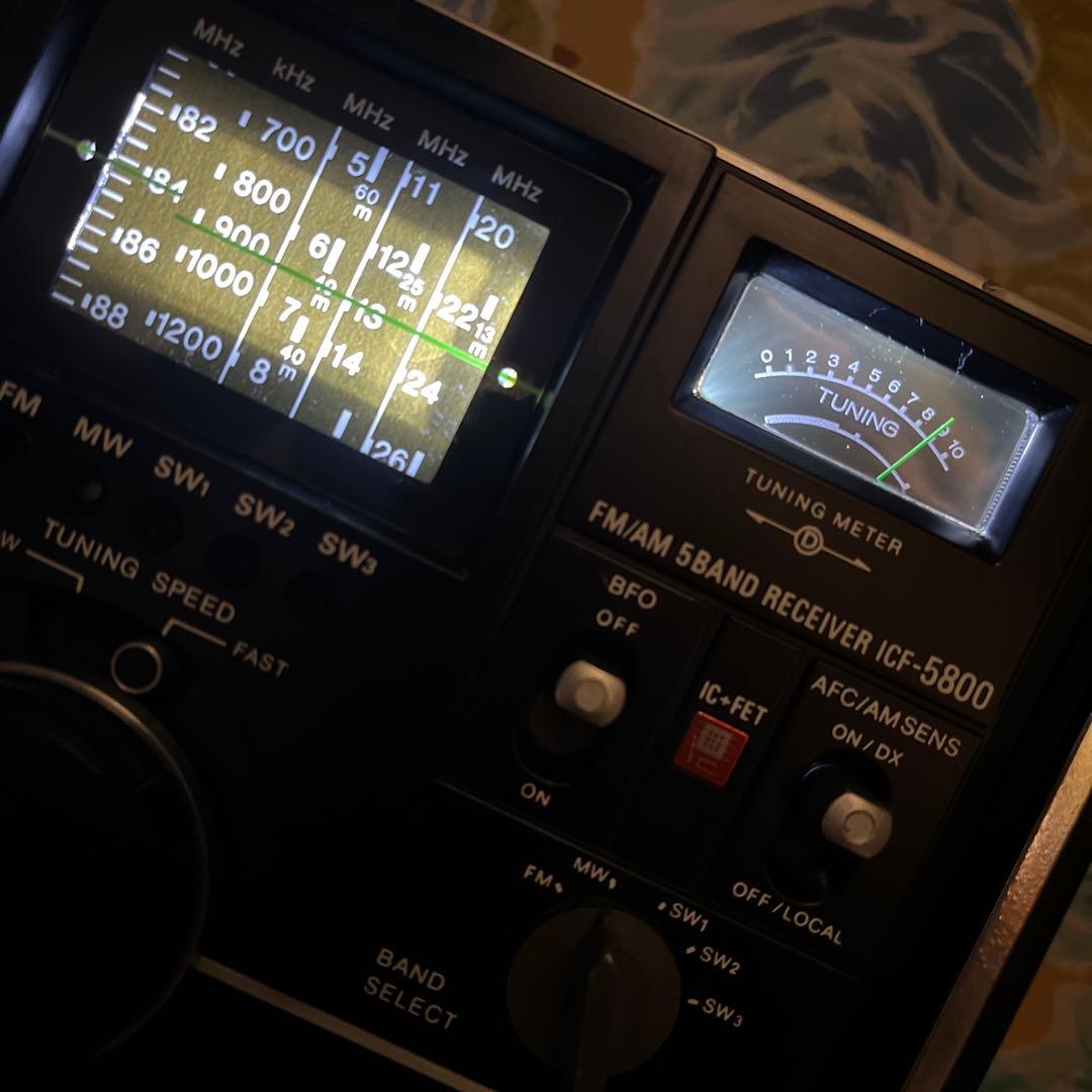 動作美品！○SONY スカイセンサ－ ICF5800 ○昭和のBCL傑作機！ - メルカリ