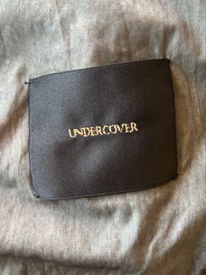 undercover転写プリントウール切替モッズコートウィリアムブレイク 2