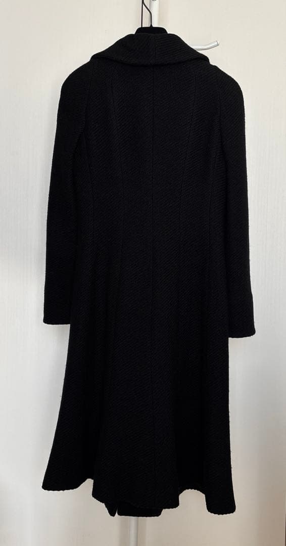 ARMANI COLLEZIONI 黒 コート ロング 38