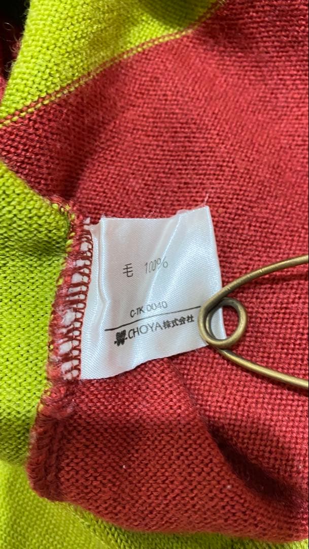 ミスタージュンコ・ゴルフ デザインニット ウール Lサイズ