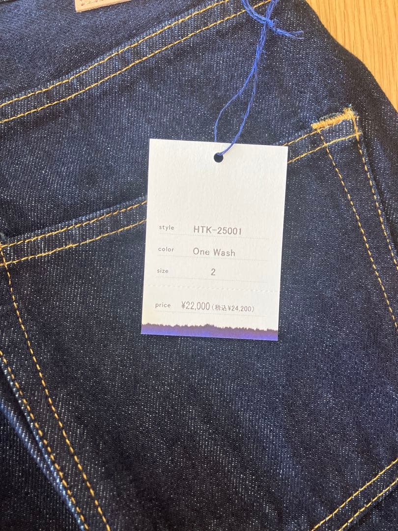 HATSKI/ハツキ　Original Denim -One Wash