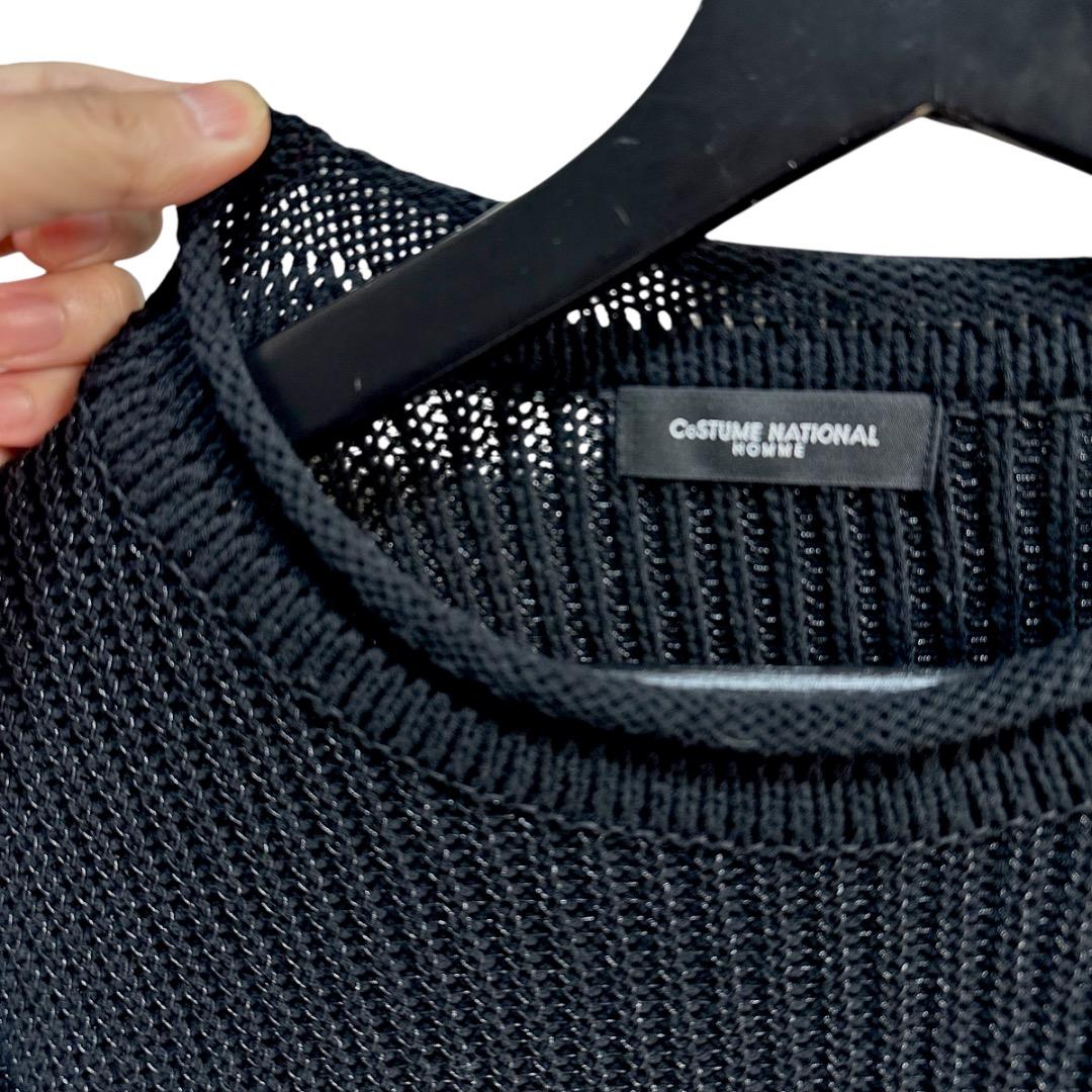 貴重【CoSTUME NATIONAL】サイドジップ ロールネックニット モードの