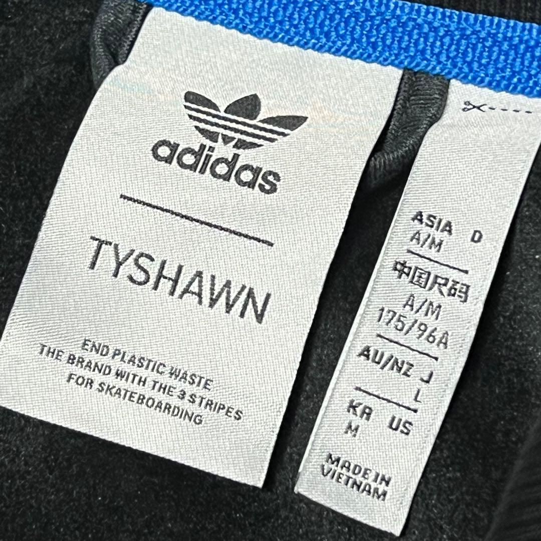 adidas タイショーンTYSHAWN ベロアジャージセットアップ ブラック