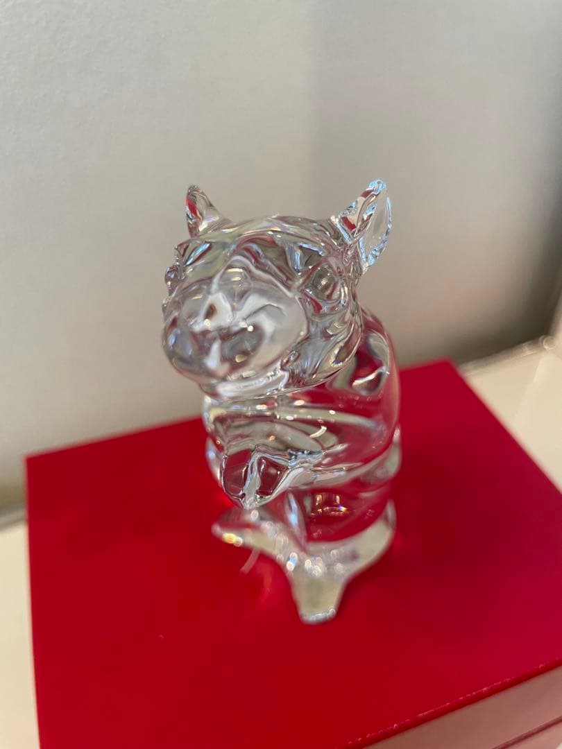 美品)Baccarat バカラ 干支2020年 ねずみ クリスタル