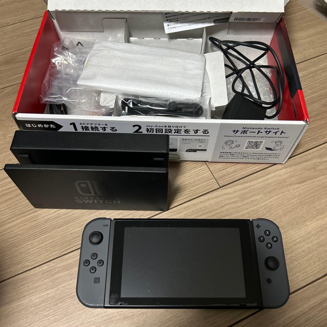 Nintendo Switch 本体 グレー　完品　状態良し　初期化済み Amazon.co.jp: Nintendo Switch 本体 (ニンテンドースイッチ) Joy-Con
