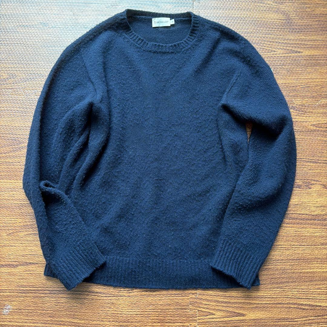 MONCLER ネイビー 長袖セーター MONCLER ニット ネイビー レディース SIZE XS モンクレール – Rehello