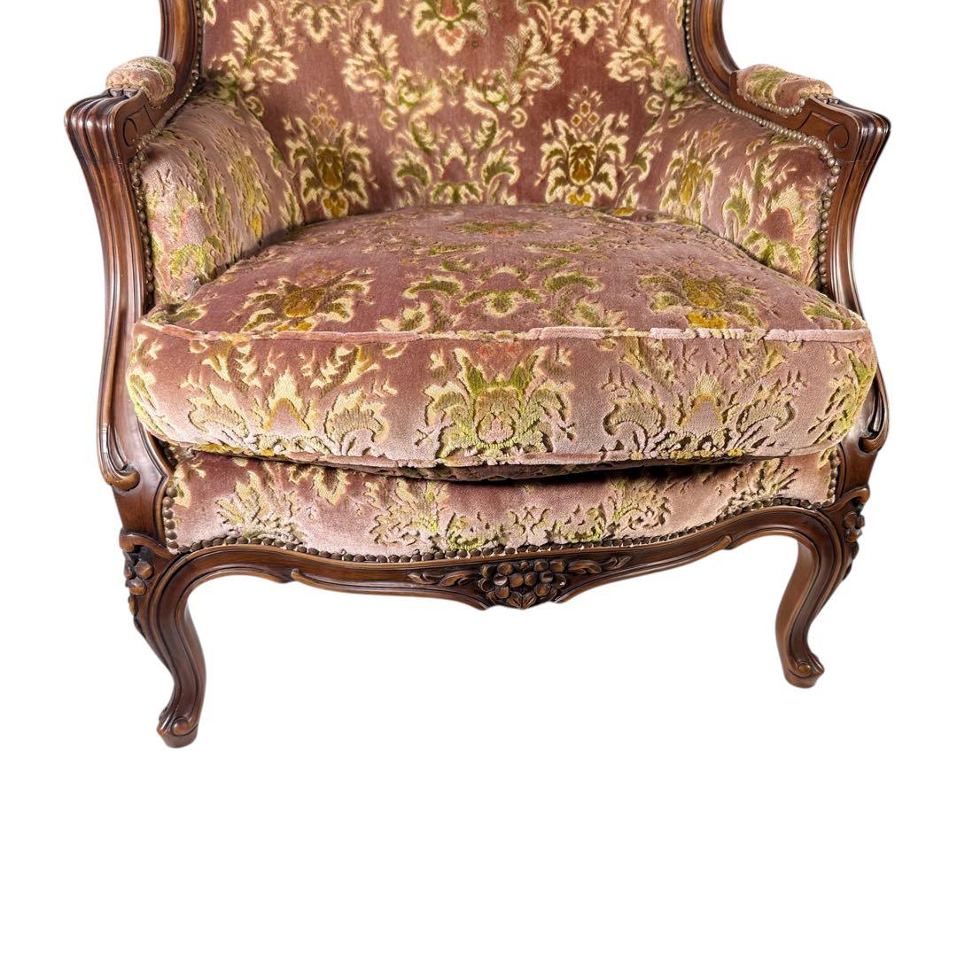 HR384 【美品】カリモク DOMANI ルイ15世 ロココ調 猫足 - メルカリ