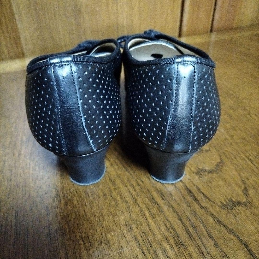 Kentdance　女性用ソ―シャルダンスシューズ　ブラック　22.5cm