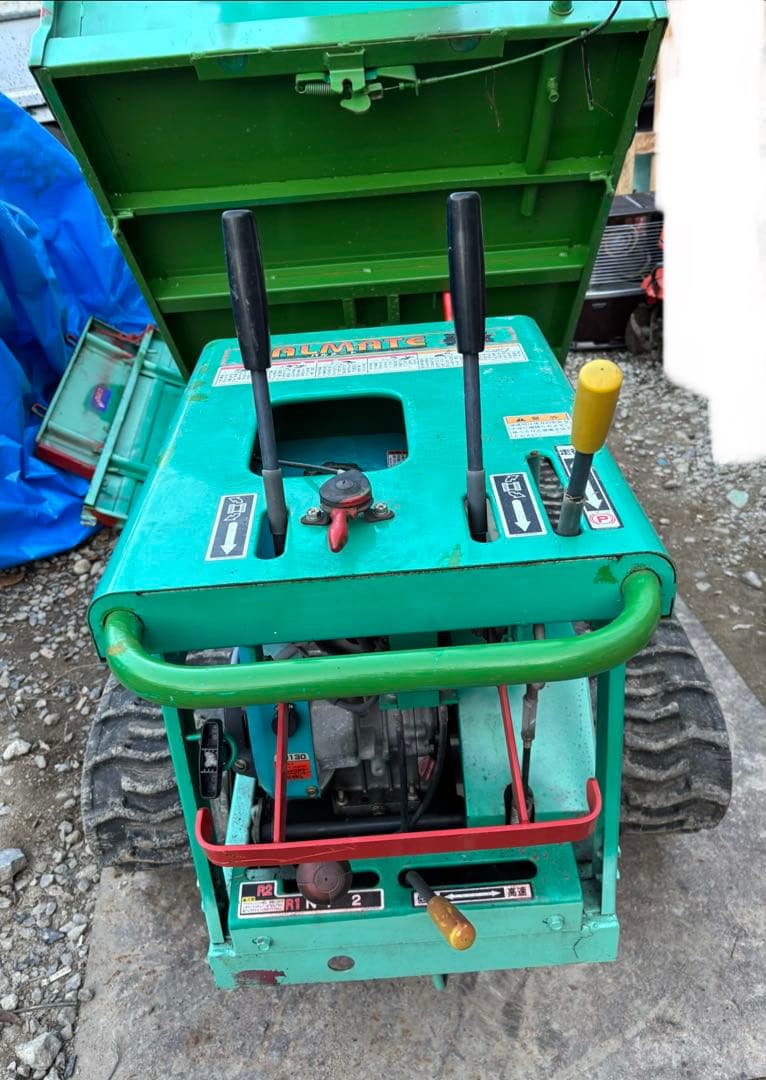 筑水キャニコムクローラー運搬車 BC40 4.2馬力 手動ダンプ積載400kg 筑水キャニコム クローラー運搬車 – 農キング