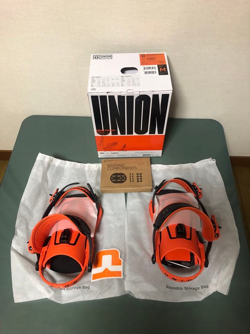 UNION FORCE 23-24 ORANGE サイズM ユニオン ビンディングの通販・価格
