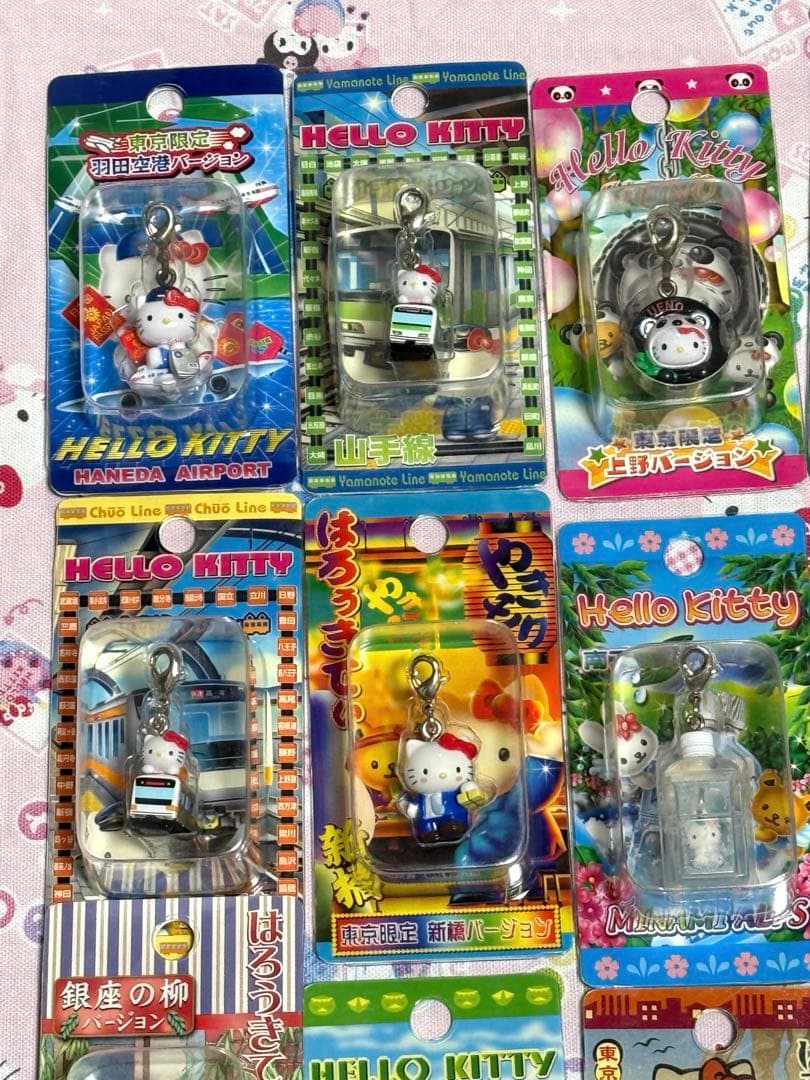 ご当地限定 ハローキティ ファスナーマスコット 38個まとめ売り ダニエル