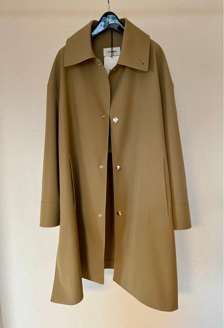 新品⭐︎THE RERACS ミドルバルカラーコート ベージュ サイズ38 - メルカリ