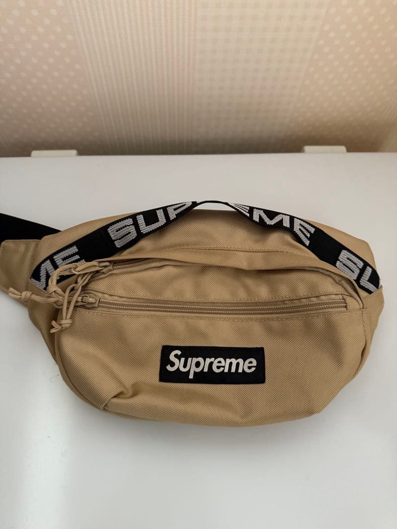 Supreme ボディバッグ 18ss ベージュ