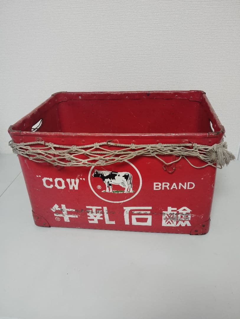 牛乳石鹸 ボテ箱 ぼて箱 ネット付き レトロ スーパーカブ - メルカリ