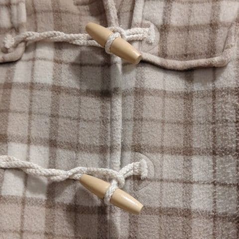 サマンサモスモス チェックダッフルコート - メルカリ