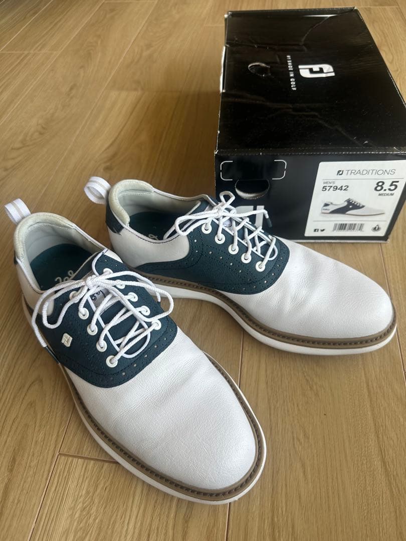 Malbon Golf x FootJoy TRADITIONSサイズ26.5 おしゃれ◇【Malbon x FOOTJOY】TRADITIONS ◇ゴルフシューズ (Malbon