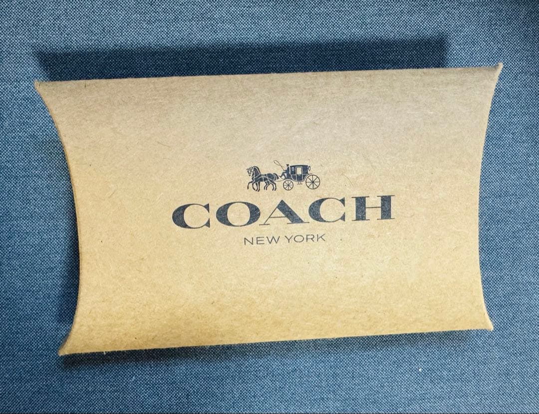 COACH ネイビー キーケース 保存袋付き新品