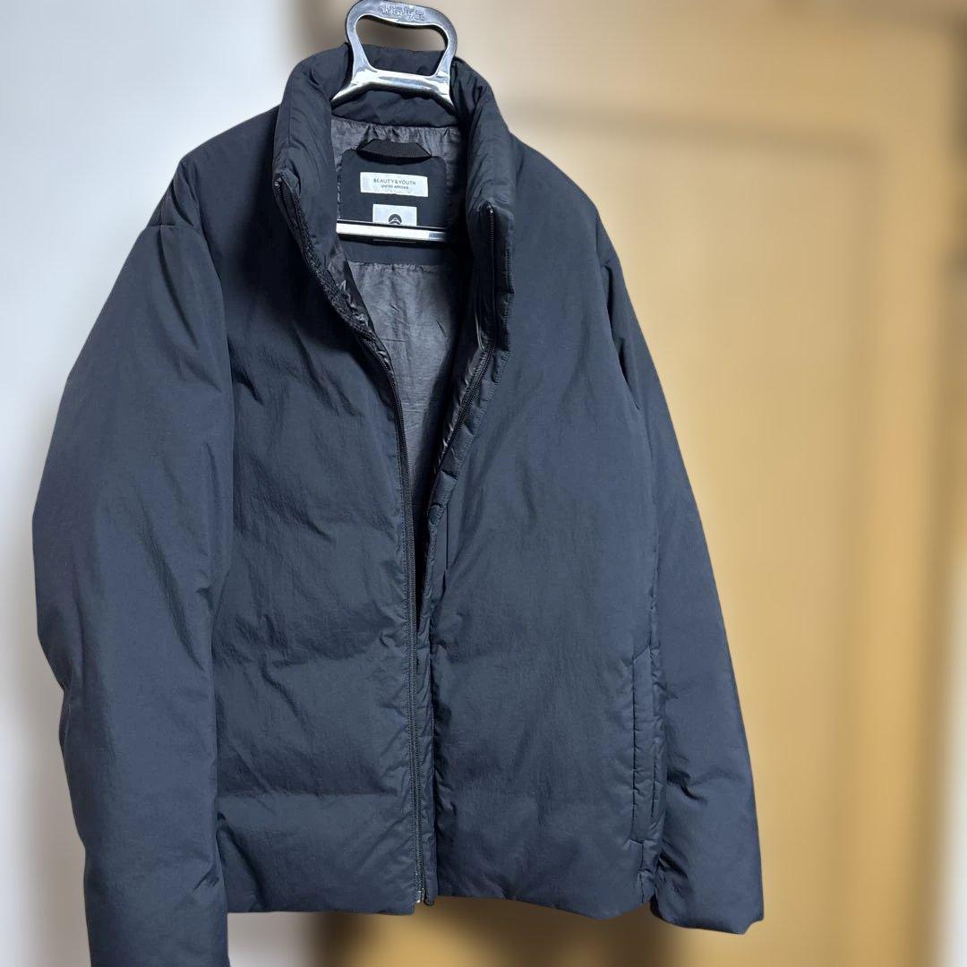 小松マテーレ ナイロン スタンド アライドダウンジャケット ブラック L