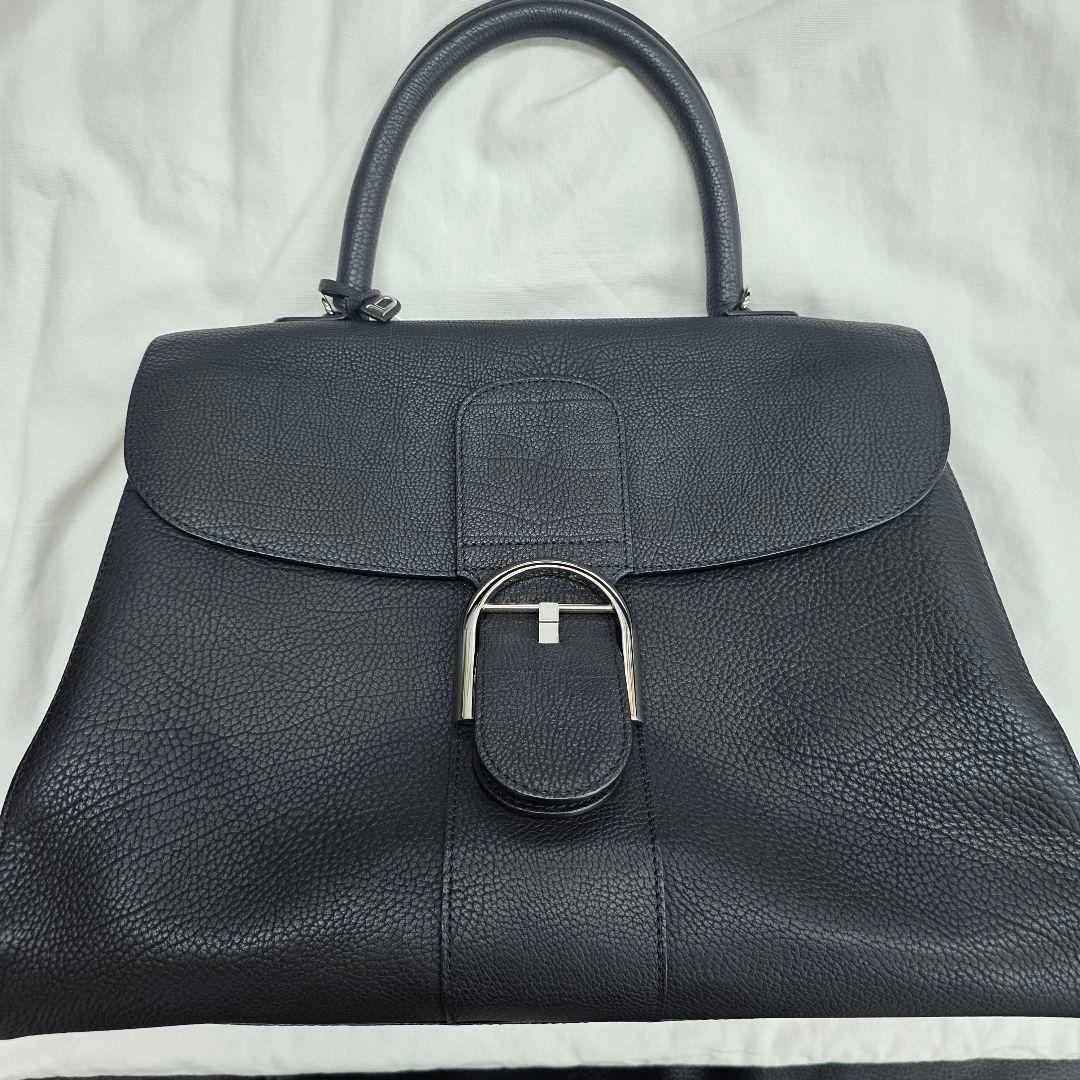 定価110万円】DELVAUX ブリヨン MM ロデオ カーフ ブラック 現行