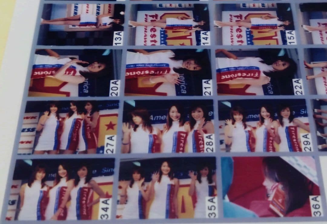 レースクイーン　写真　はがきサイズ　24枚　ファイアストン　アイドル　タレント