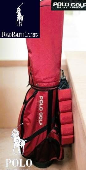 クーラ美品　ラルフローレンPolo Golf レッドキャディバッグ ポロ ラルフローレン POLO RALPH LAUREN キャディバッグ CB RLC107