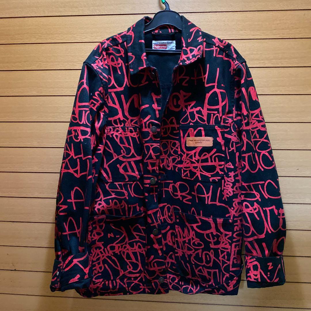 トップス Supreme COMME DES GARCONS printed canvas Supreme × COMME des GARCONS SHIRT/シュプリーム × コム・デ