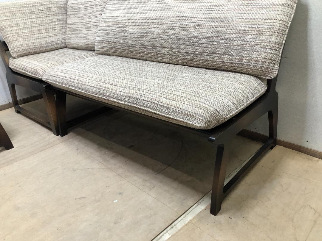 ナフコ ホノカ リビングダイニング 6点セット ブラウン 250325-1