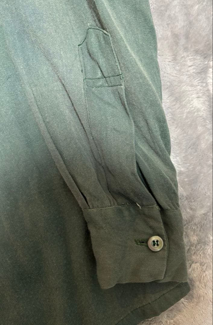 40s 40s Jerry's Rayon Gabardine Shirt ヴィンテージ 50s Rayon