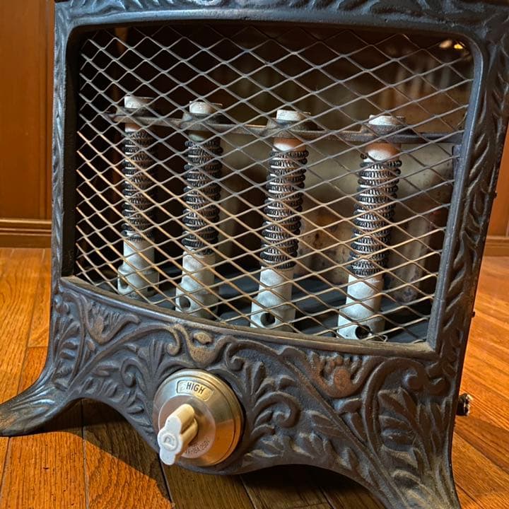 電気ストーブ ビンテージ ジャンク 昭和レトロ オブジェ 店舗什器