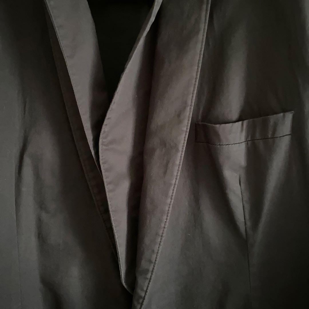 EMPORIO ARMANIツインラペル ジャケット 黒 54 EMPORIO ARMANI