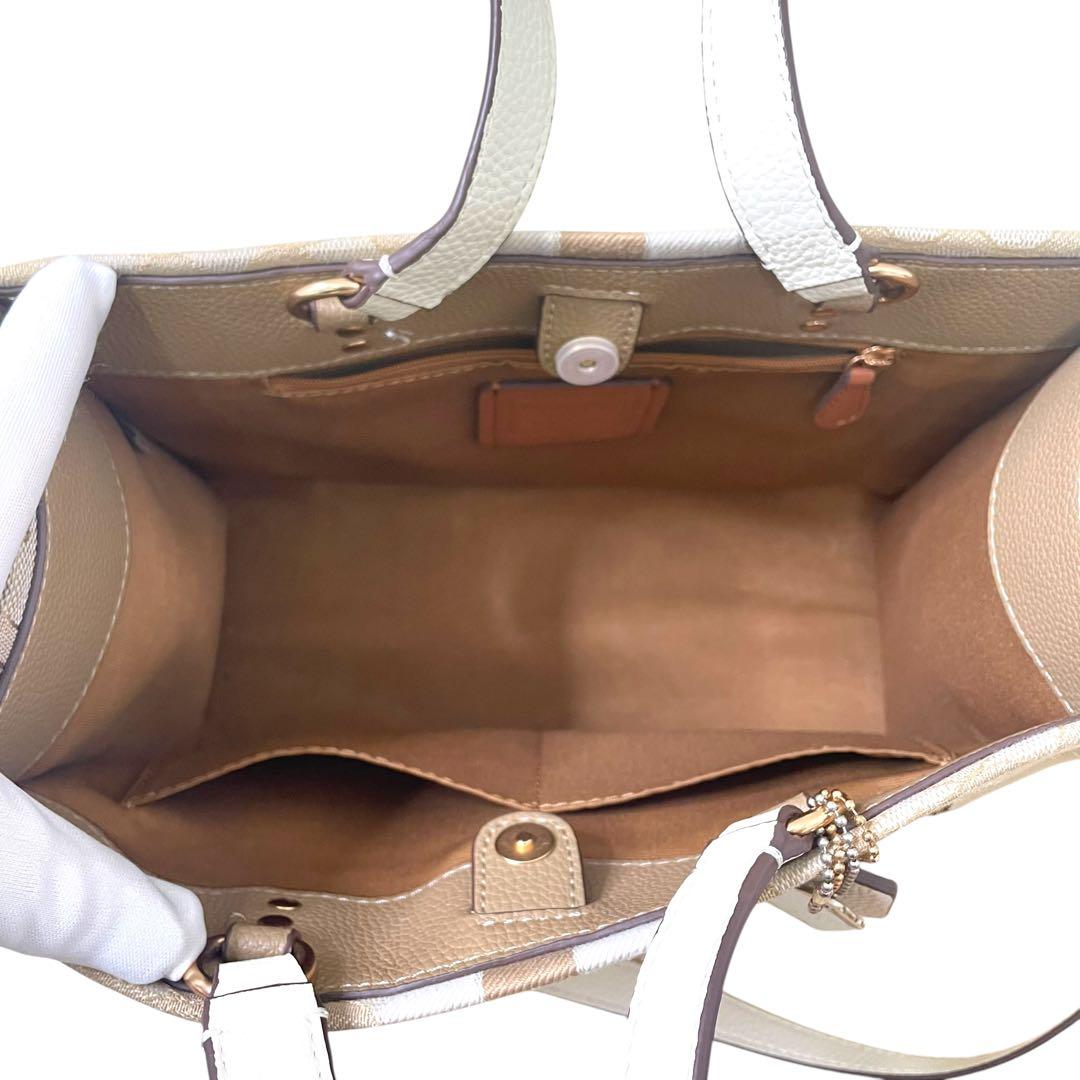 極美品 コーチ ハンドバッグ ショルダー トート デンプシー 2way 大