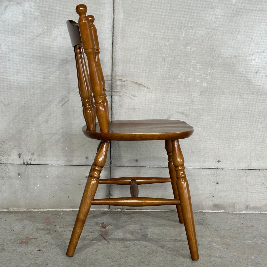 昭和レトロ 木製ウィンザーチェア 国産家具 ダイニングチェア ヴィンテージ