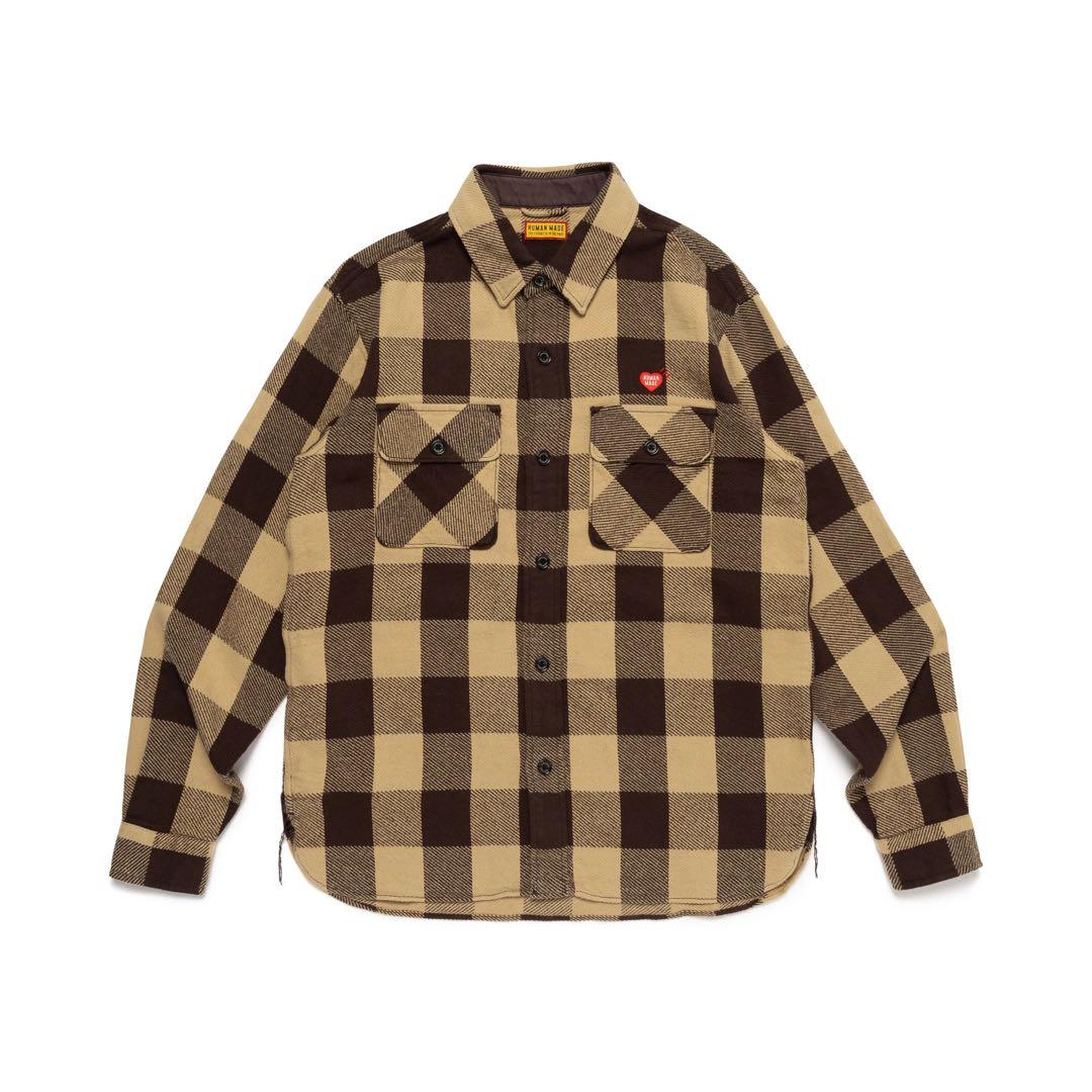 トップス HUMAN MADE Check Shirt \"Beige\" XL