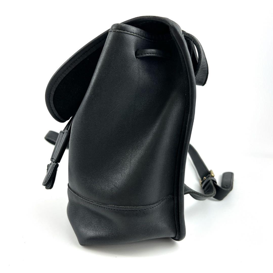 COACH コーチ オールドコーチ リュックサック レザー ブラックYL6-05