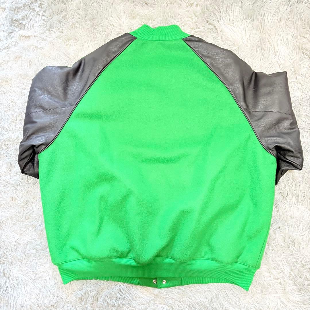 adidas スタジャン グリーン ブラック XLサイズ - メルカリ