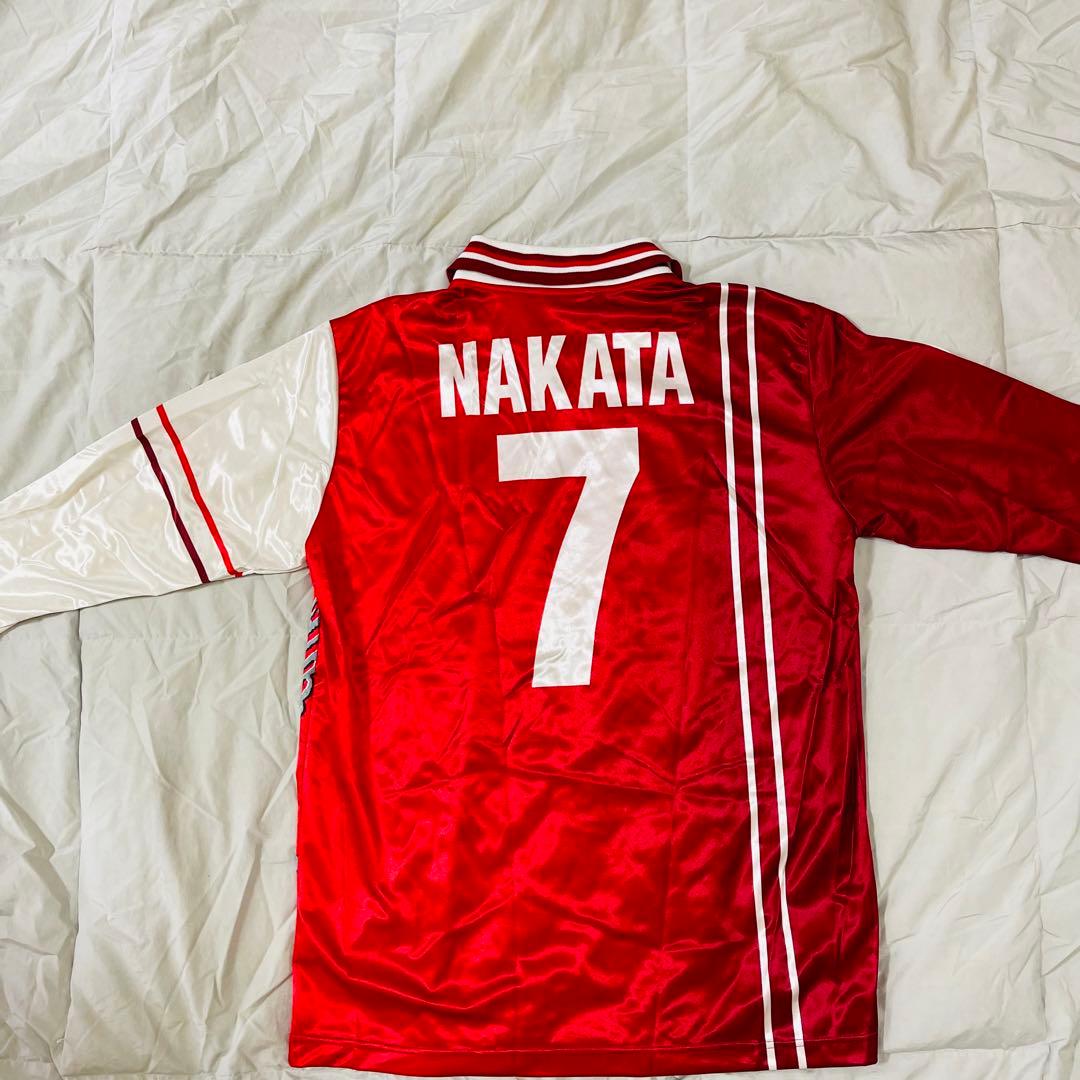 超希少品】98' 中田英寿 セリエA ペルージャ ユニホーム 長袖 Lサイズ
