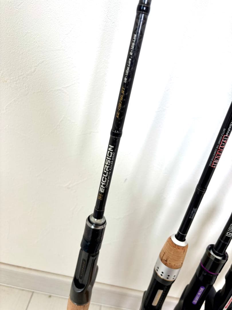 引き取りのみ バスロッド 8本ダイワ メガバス キラーヒート テイルウォーク