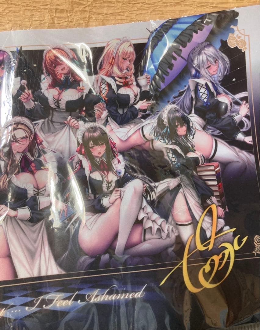 はにかみ彼女/プレイマット/未使用品【複製サイン入り】POP UP STORE