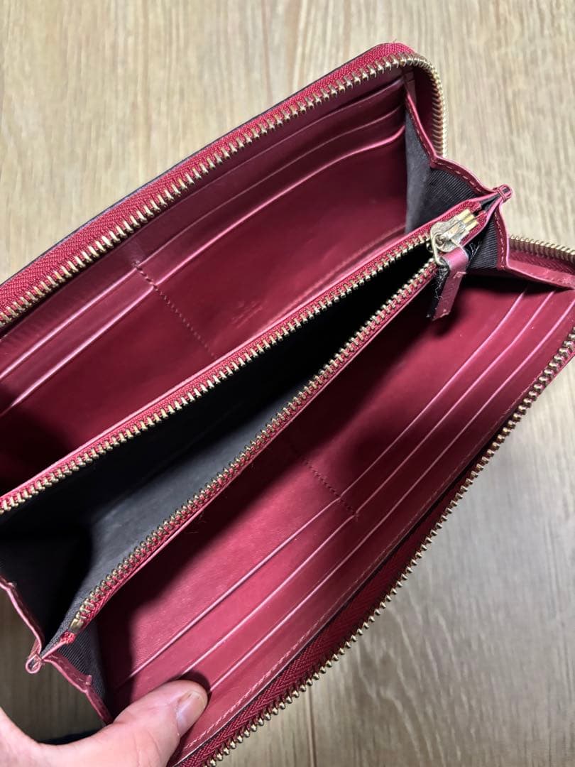 GUCCI ボルドー GGパターン 長財布 - 小物最 安値