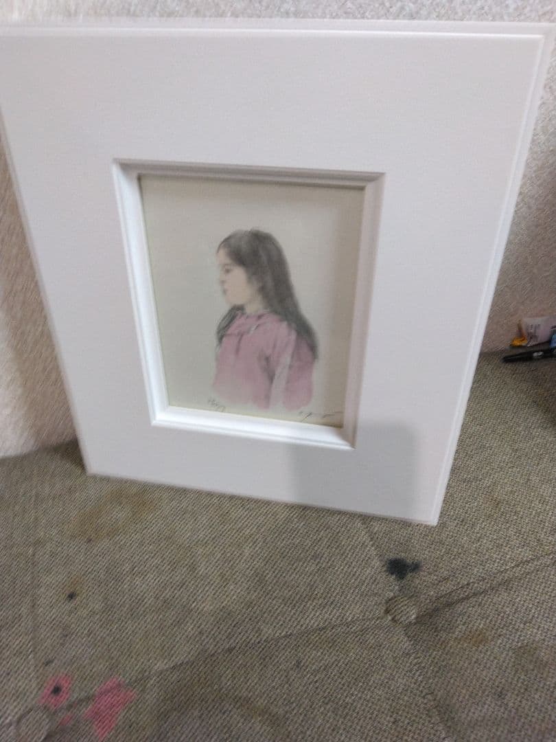 逸品！◇真作◇藤井 勉作 タイトル おやすみ（赤）36/77 リトグラフ＋