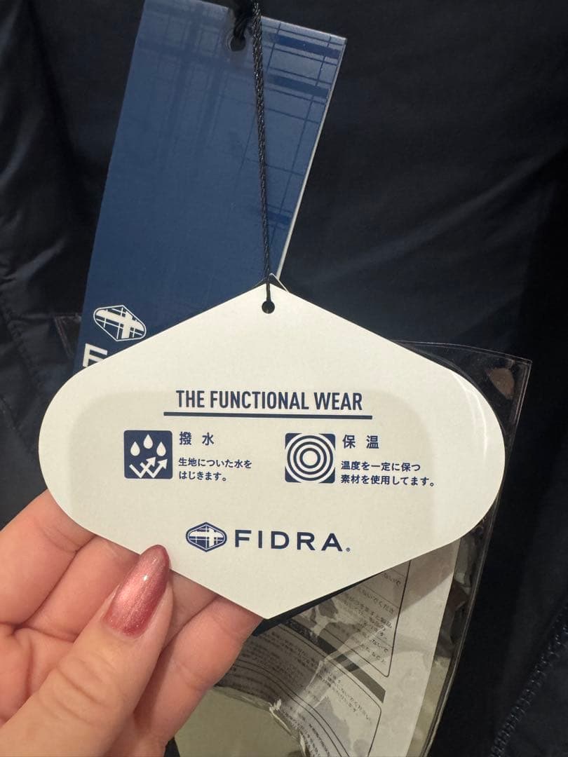 タグ付き新品】FIDRA 電熱ヒーター付きダウンベスト ネイビー ゴルフ