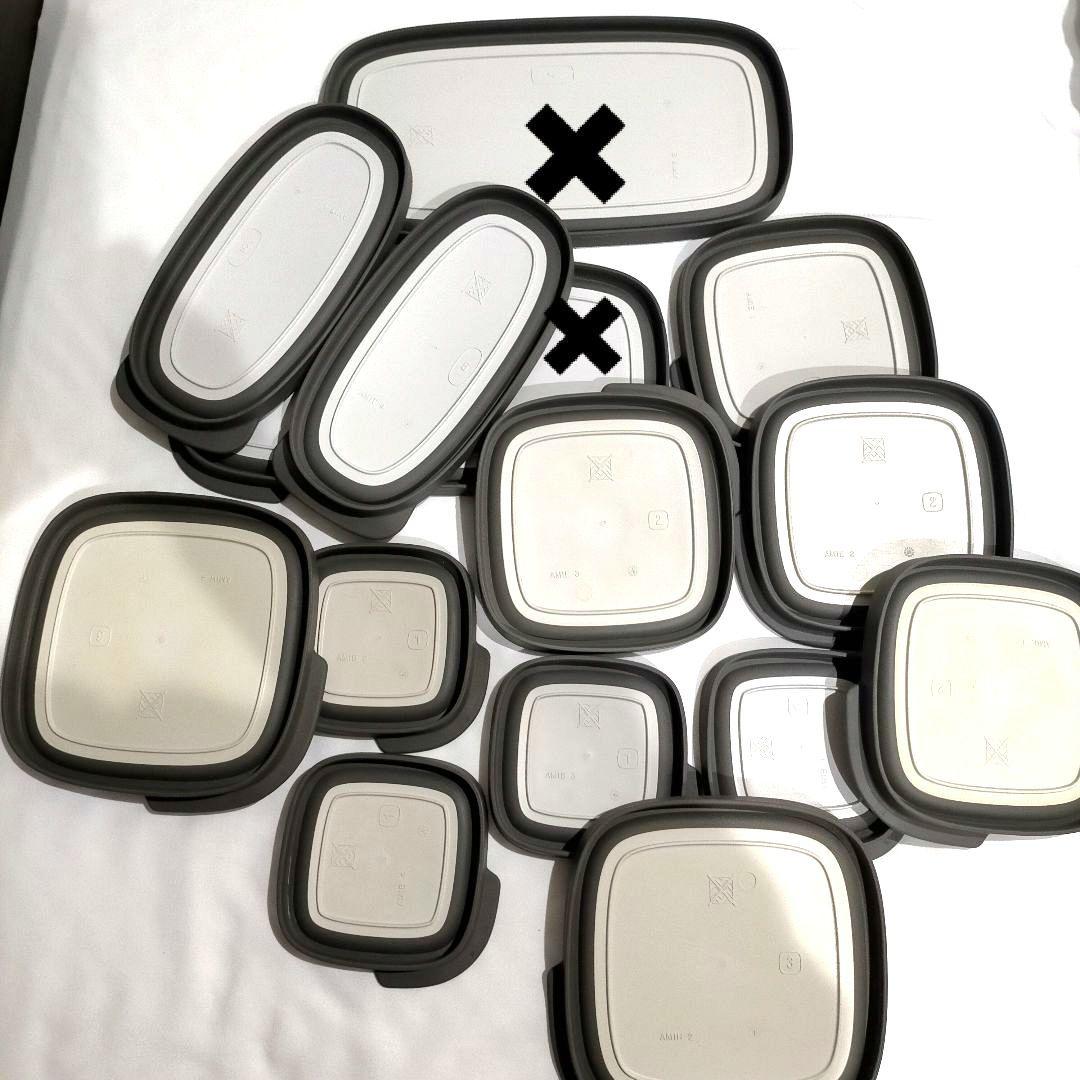 ラバーメイド /ストレージウェア タッパー / 12セット アムウェイ